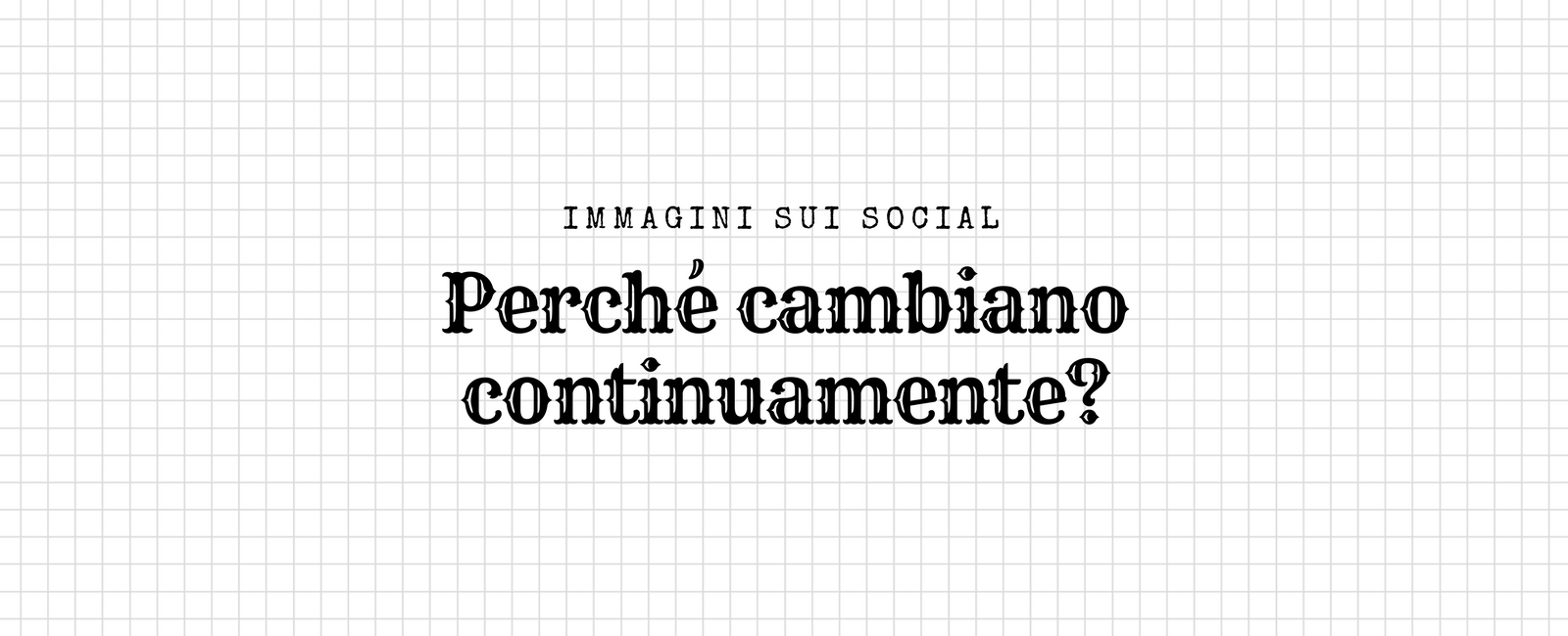 Le immagini sui social